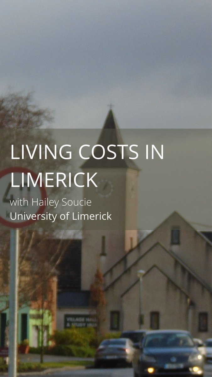 Moving to Ireland and curious about the cost of living? Student Ambassador Hailey Soucie breaks down the everyday expenses in Limerick, offering a realistic look at life on a student budget.

Read more: blog.educationinireland.com/living-costs-i…

Hailey Soucie is studying at <a href="/UL/">University Of Limerick</a>  via <a href="/EduIreland/">Education in Ireland</a>