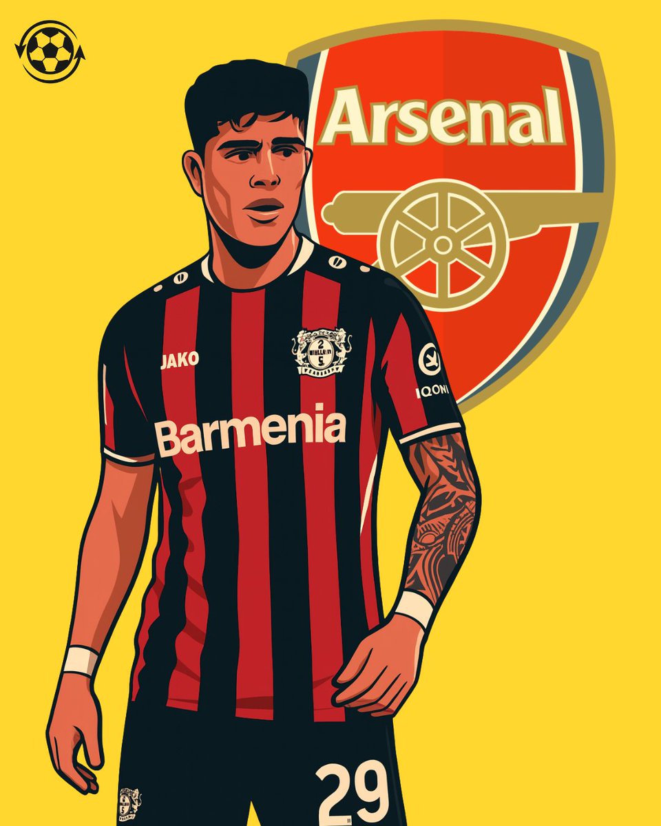 Transfer News Live (@deadlinedaylive) on Twitter photo 🚨 Arsenal are now closing in on a deal to sign Piero Hincapié from Bayer Leverkusen.
Bayer have accepted their offer of a loan with obligation to buy.
(Source: <a href="/FabrizioRomano/">Fabrizio Romano</a>) 🚨 Arsenal are now closing in on a deal to sign Piero Hincapié from Bayer Leverkusen.
Bayer have accepted their offer of a loan with obligation to buy.
(Source: <a href="/FabrizioRomano/">Fabrizio Romano</a>)