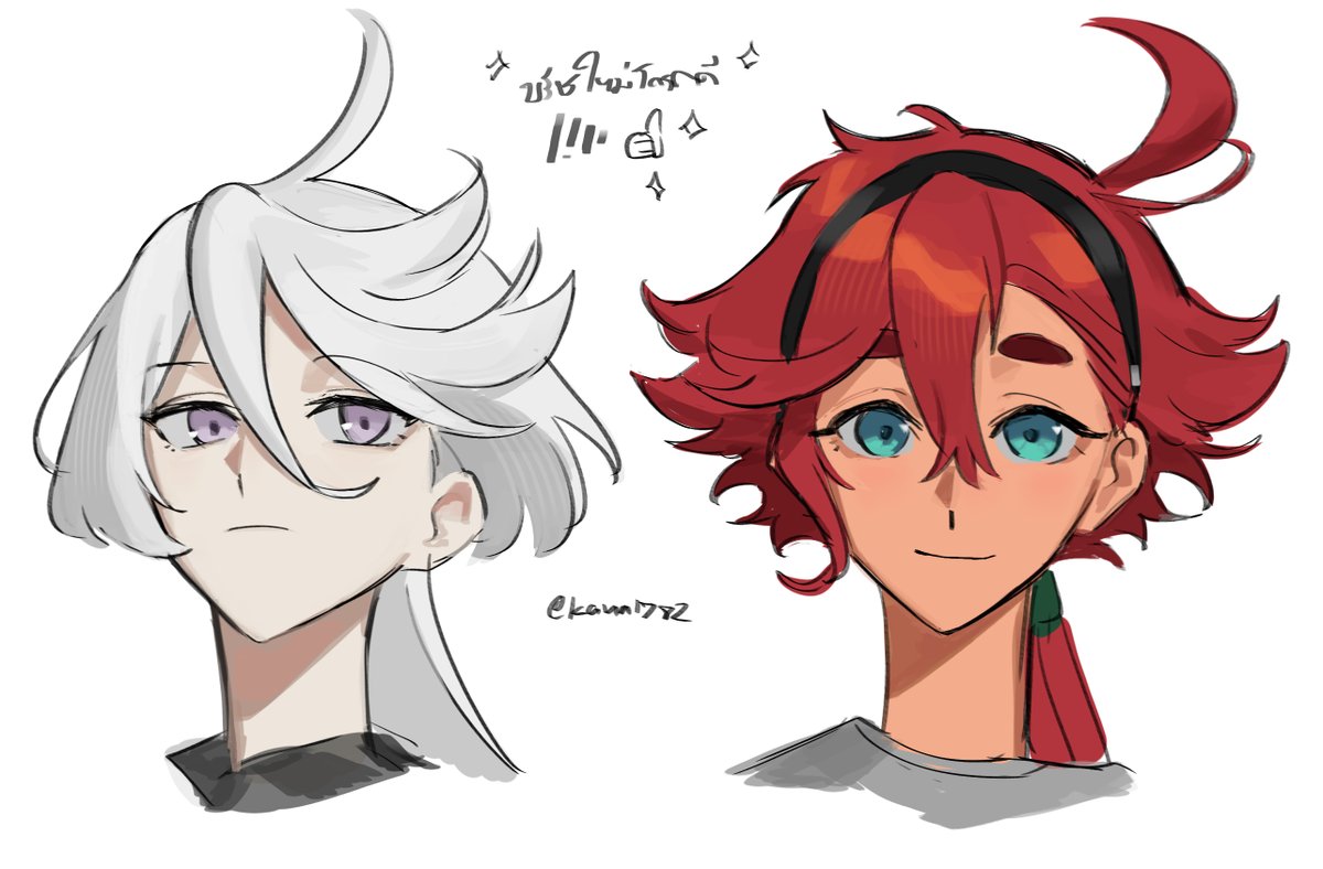 kana1782's tweet image. เจองานเก่าตอนเทสบรัชใหม่