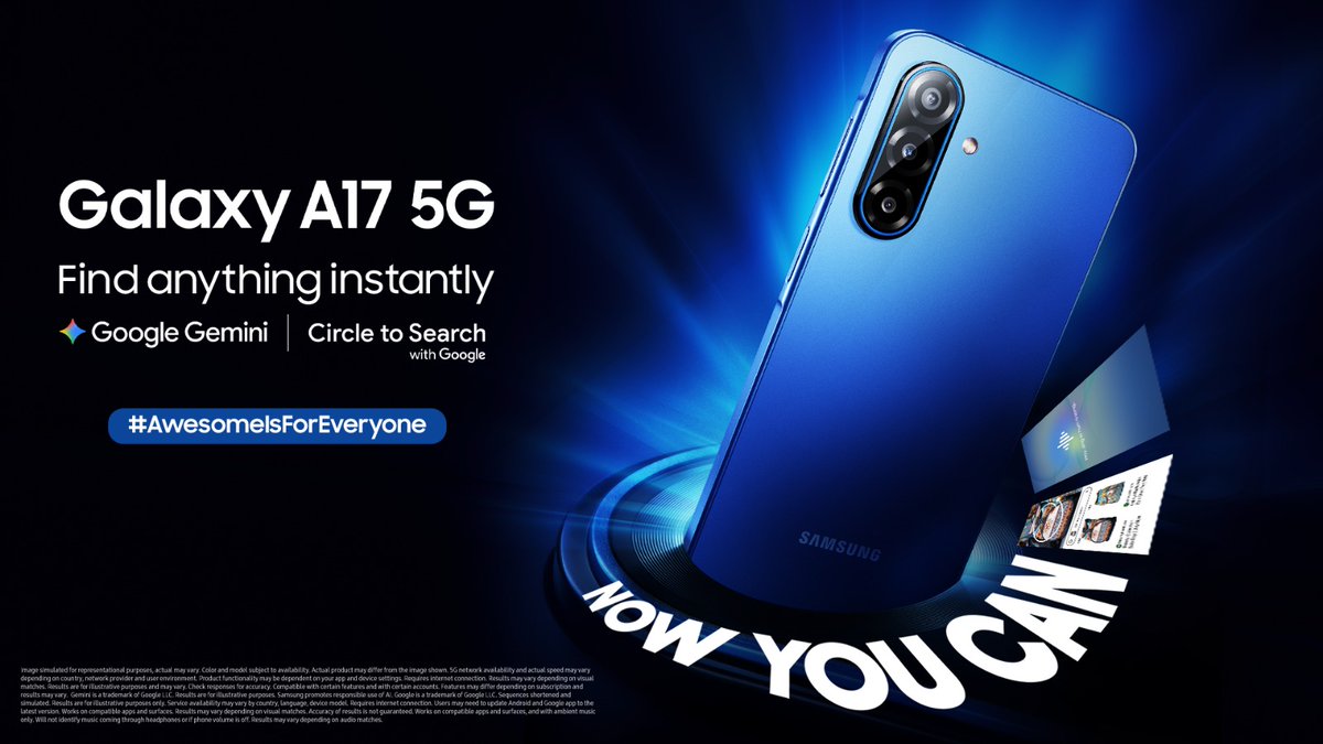 Your old photos will have a new look. 
Gemini gives them captions that revive them. Today I just spoke my thoughts into Gemini Live on my #GalaxyA17 5G—clean, clear, ready to send. #AwesomeIsForEveryone #GalaxyA17NowYouCan