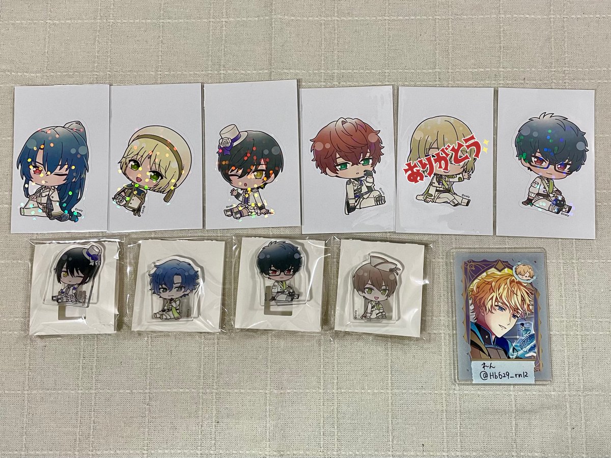 【譲渡】魔法使いの約束 まほやく ダイソー 100均 ステッカー アクリルメモスタンド

譲:オズ、リケ、スノウ、ホワイト、ミスラ、フィガロ、レノックス、ミチル

求:定価

大阪市内手渡し
お気軽にお声がけください