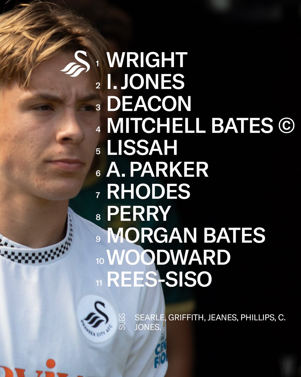 swans_academy's tweet image. Here's how #SwansU21s line up 🆚 @SkyBluesAcademy this afternoon 🦢
