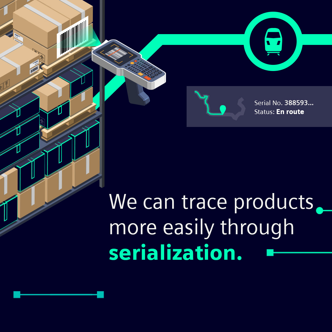 Siemens's tweet photo. #Serialization helps trace products, ensuring compliance and avoiding disruptions. Discover https://t.co/krsabG507s on #SiemensXcelerator. @EngineeringIndX
Let us know, how can serialization transform your industry? 🤔