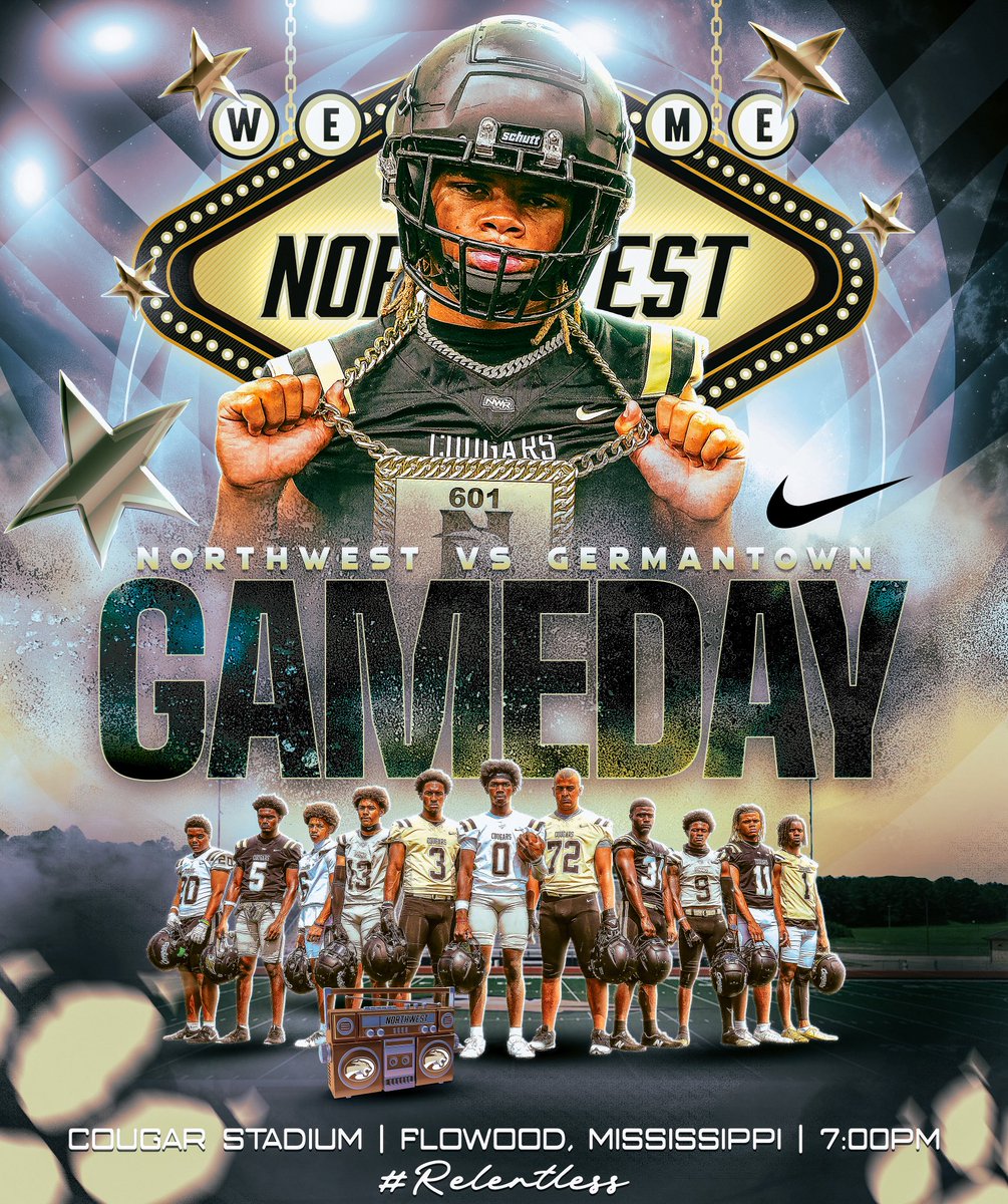| GAMEDAY |

Northwest Rankin kicks off the 2025 season as they host the Germantown Mavericks! GO COUGARS! 🐾🏈

📍 Flowood. MS
🏫 NWRHS
🏟️ Cougar Stadium
⏰ 7PM
🎟️ gofan.co/event/3960333