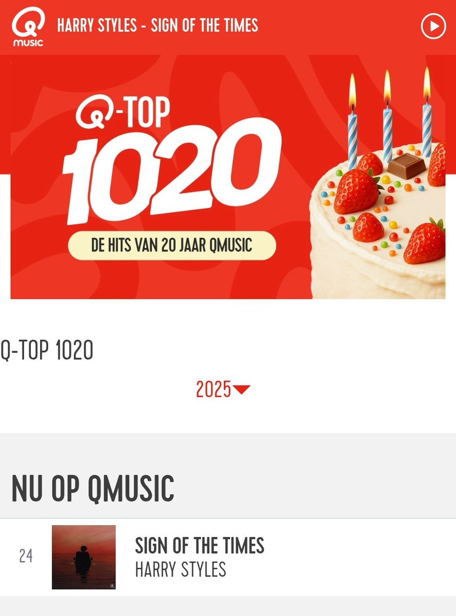 esmeralda 🪩 missing otp (@sparksflylwt) on Twitter photo love that whenever there is a big top 1000 thing on qmusic (one of the biggest dutch radio stations) SOTT will always be close to the top love that whenever there is a big top 1000 thing on qmusic (one of the biggest dutch radio stations) SOTT will always be close to the top