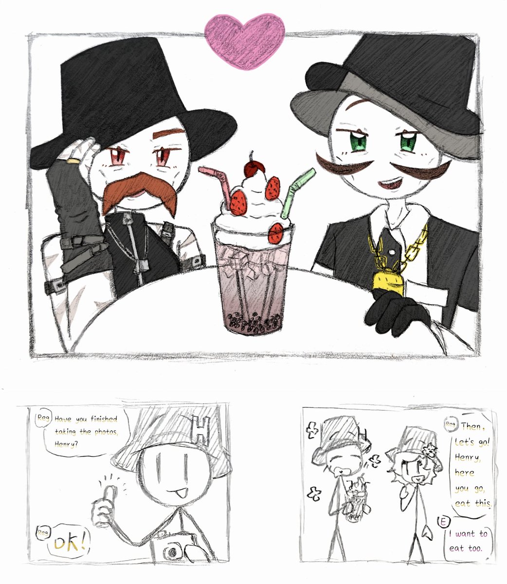 TangJun_Tarlin's tweet image. An old couple are very affectionate.
#THSC #RightHandMan #ReginaldCopperbottom #copperright #HenryStickmin #HenryStickmincomic