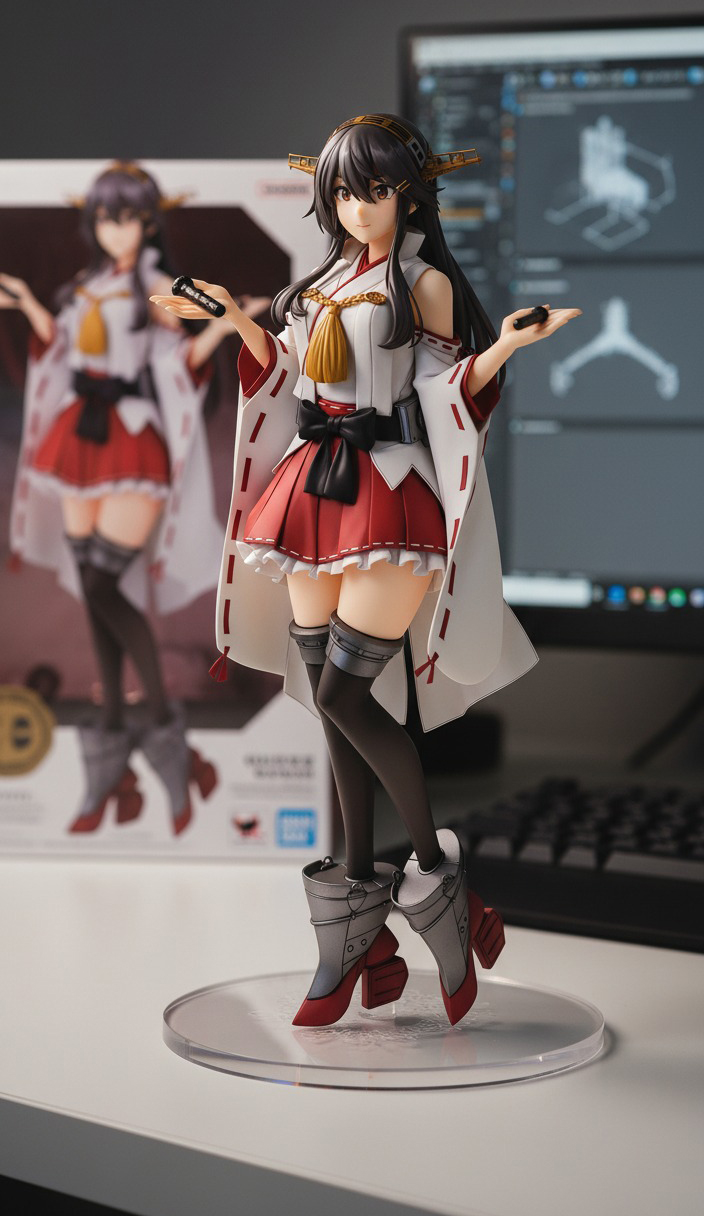 艦これ　呉遠征　スタンプラリー　公式コラボシール　榛名 SD 妖精さん 艦これ 呉 艦これ展 スタンプラリー 公式コラボシール 榛名