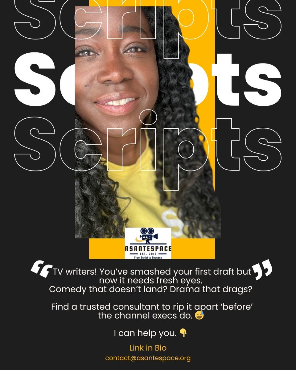 AsanteSpace's tweet photo. Your script is just words on a page.
The real performance? Your pitch.
Most lose the room before they speak a word.
I reveal the game.
Visit https://t.co/qeOxr5sesF for more insights https://t.co/48lxYbtrdp