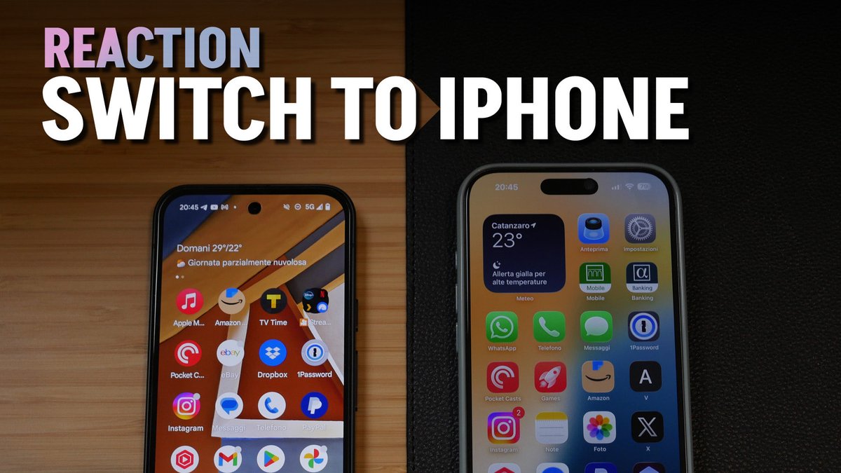 Utenti Android hanno provato iPhone per 30gg e non hanno trovato queste funzioni (che invece ci sono)
wp.me/p3z8QP-xEM