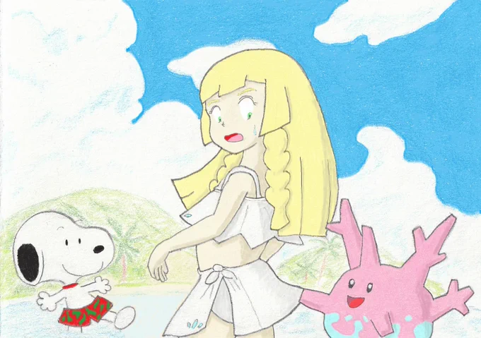 #SNOOPY #Pokemon #fanart