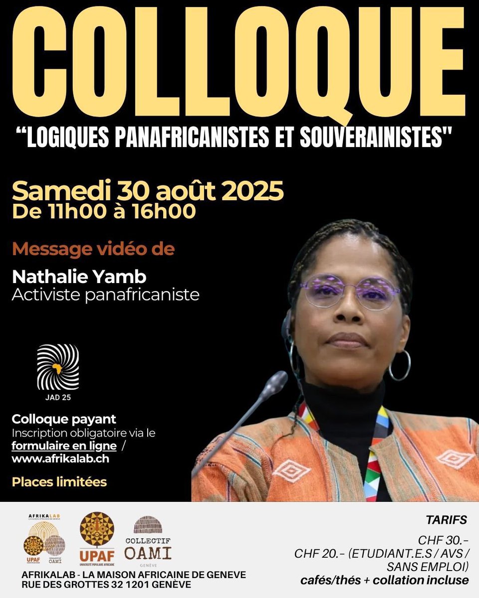 Samedi, 30 août 2025, Genève. Vous pouvez m’empêcher de survoler le territoire de l’Union européenne, vous n’arriverez jamais à empêcher ma parole d’arriver en Europe.