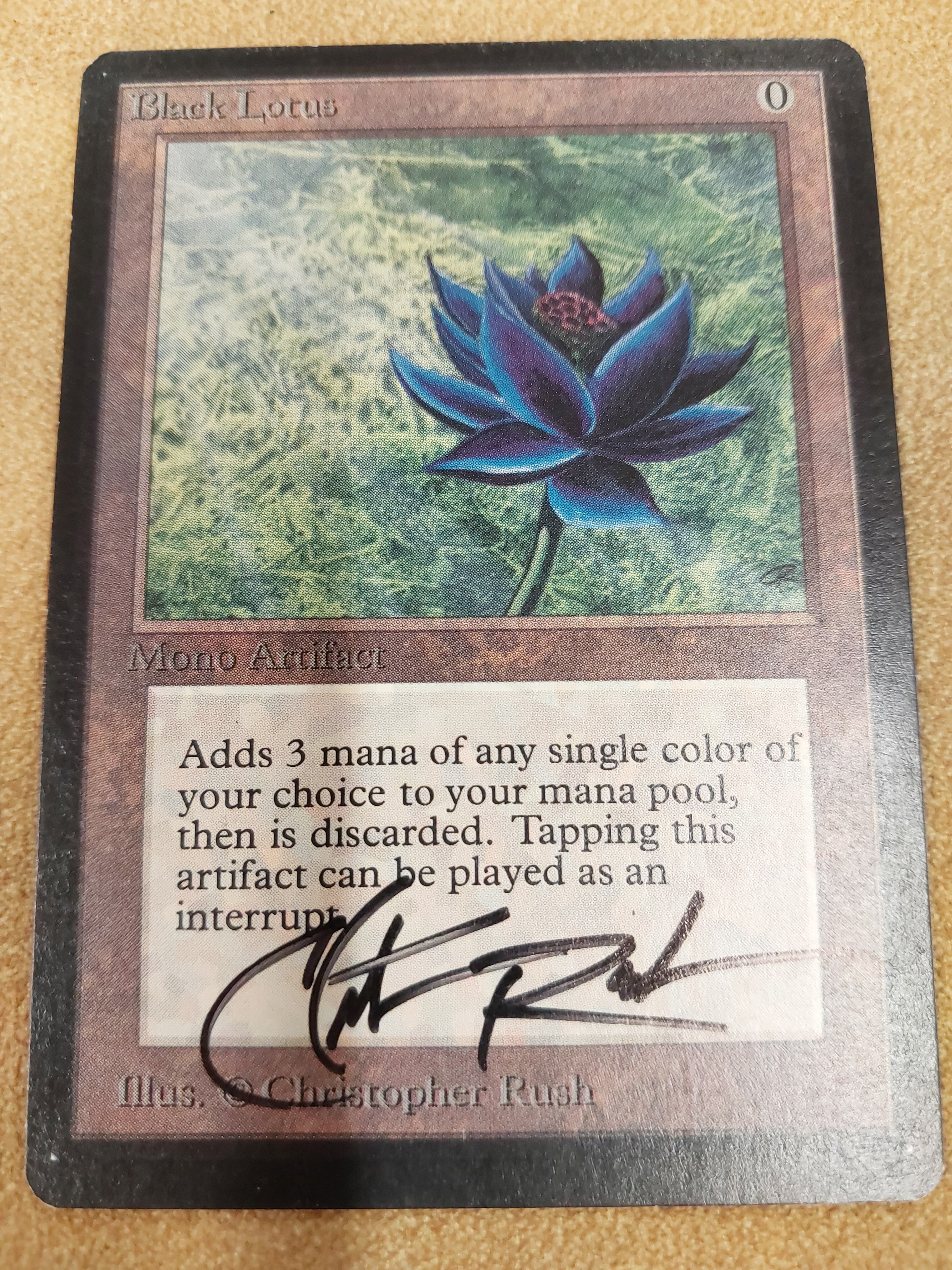 MTG【Blacker Lotus】アーティストプルーフ Cardshop Serra＠MtG on X: 