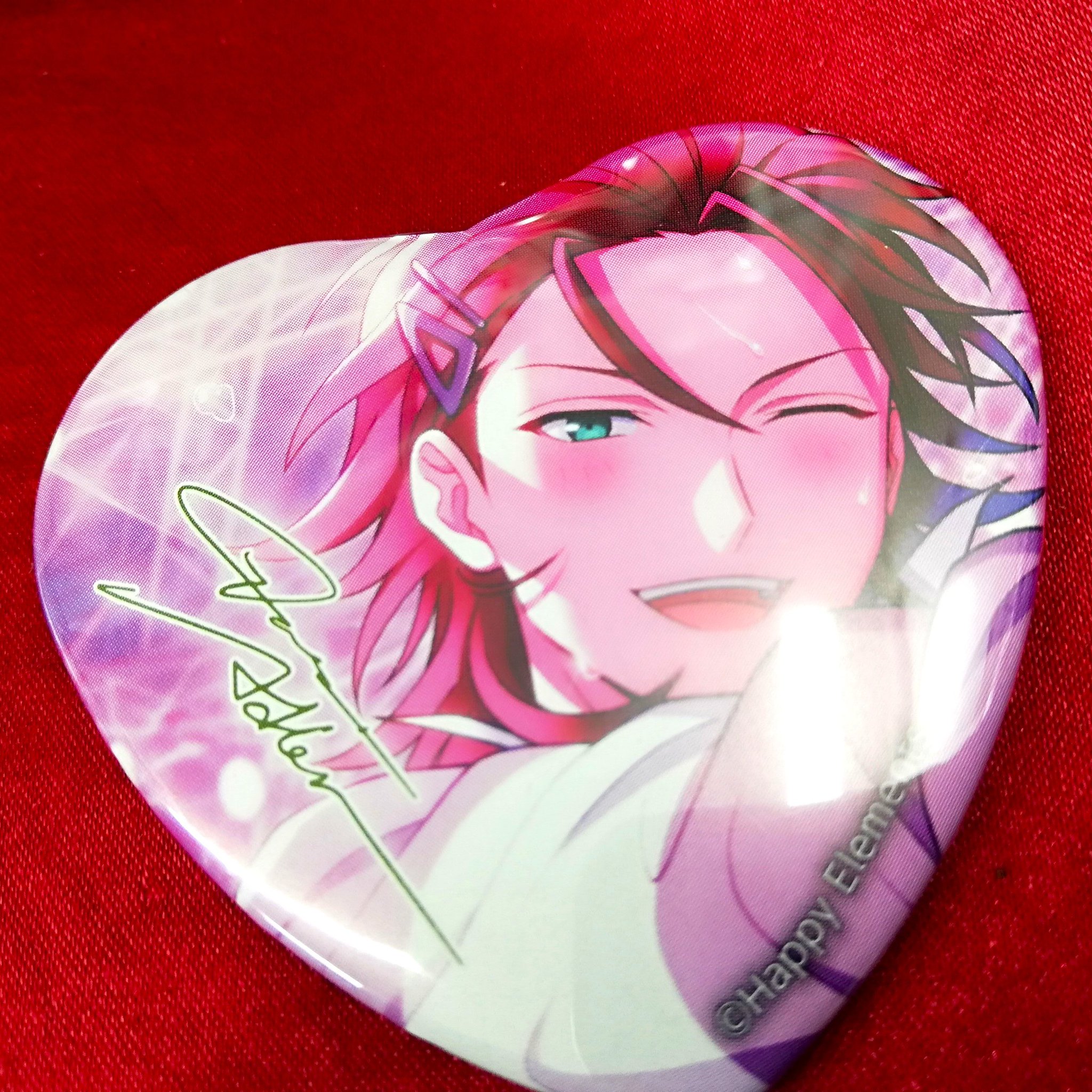 エリオス ジュード ナンジャ ハート缶バッジ エリオス ナンジャ キース