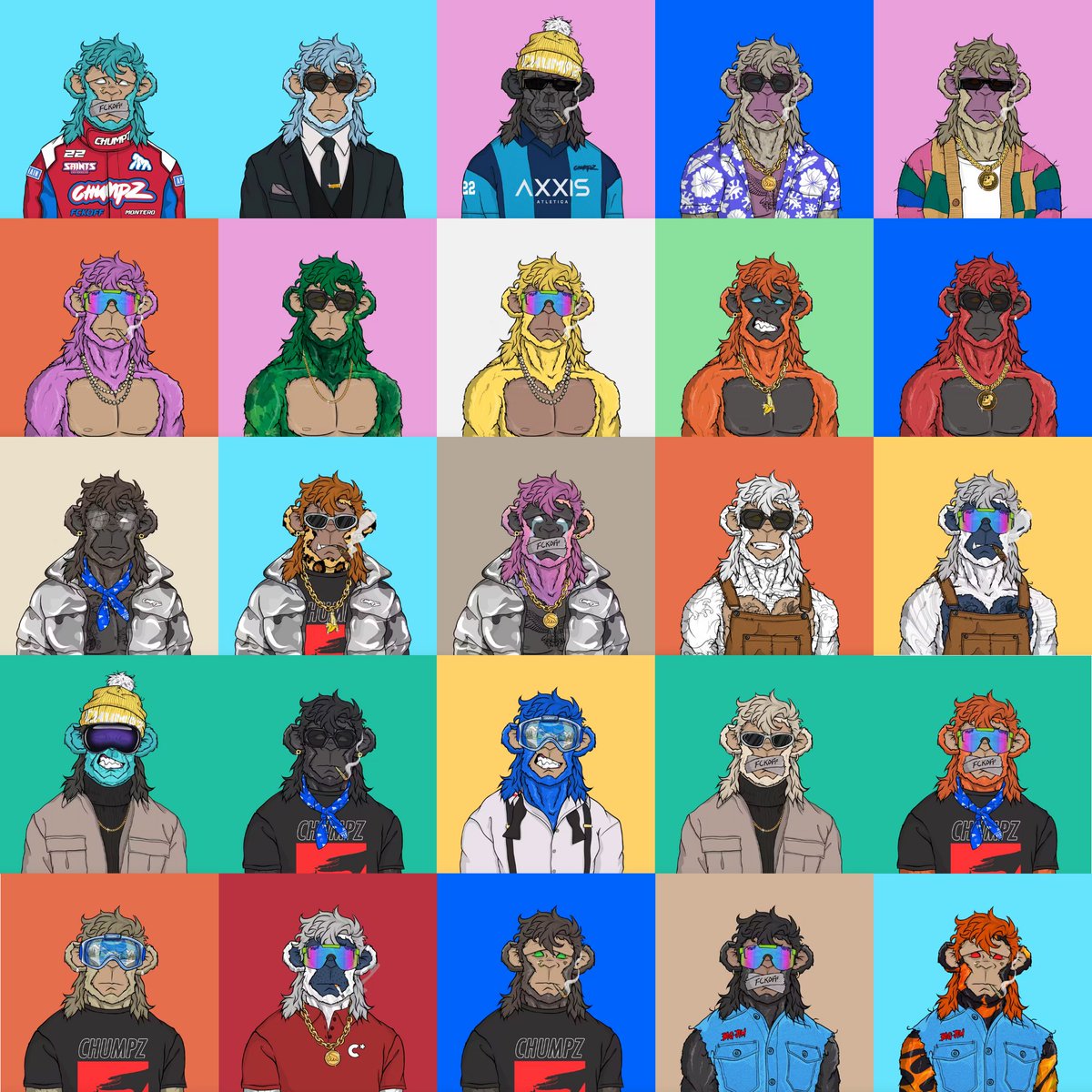 My Mullets are colour coded, every 1 a Grail