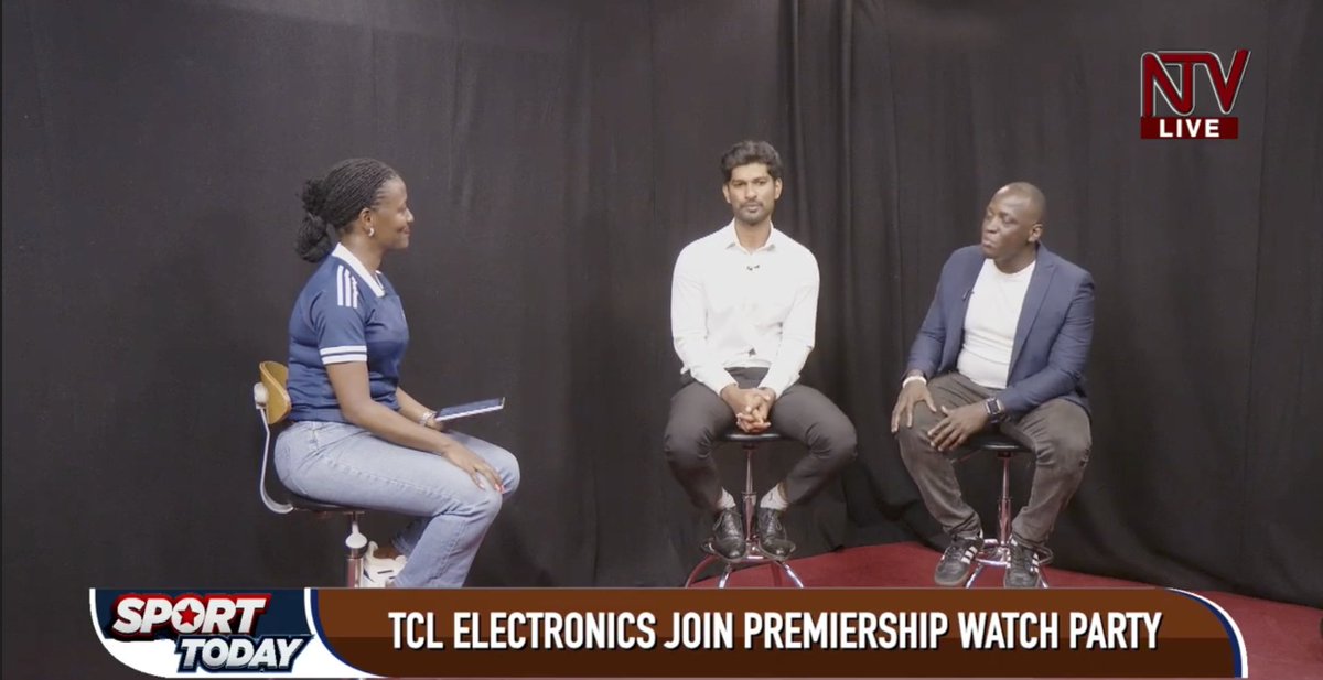 ntvuganda's tweet image. 'We want to connect with each and every consumer so that is why we bring all of the range of products, so that people will connect with us in every category.'  ~ Allan, TCL Uganda. 

#TCLWatchParty #C6K
#QDMiniLED #NTVSport
