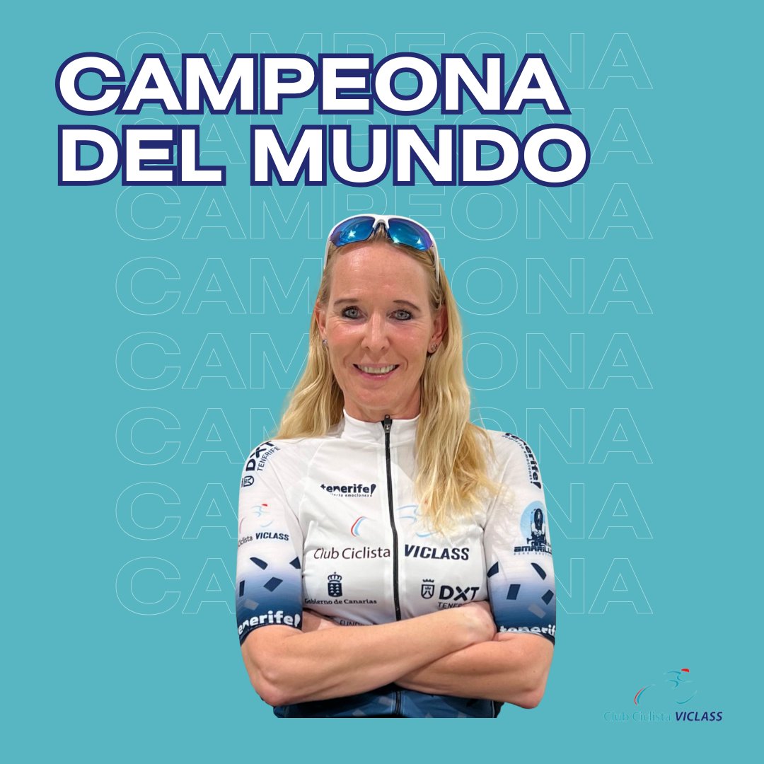 ¡Enhorabuena, Manuela Vos! Por segundo año consecutivo, nuestra campeona en categoría WH1 se ha proclamado campeona del mundo de contrarreloj individual.
¡Gracias por representar con tanto orgullo a nuestro equipo!
<a href="/DXTenerife/">Deportes Tenerife</a>  <a href="/FundacionDISA/">Fundación DISA</a>  <a href="/Deportecanario/">Deporte canario</a>  <a href="/FICTenerife/">Federación Insular de Ciclismo de Tenerife</a>