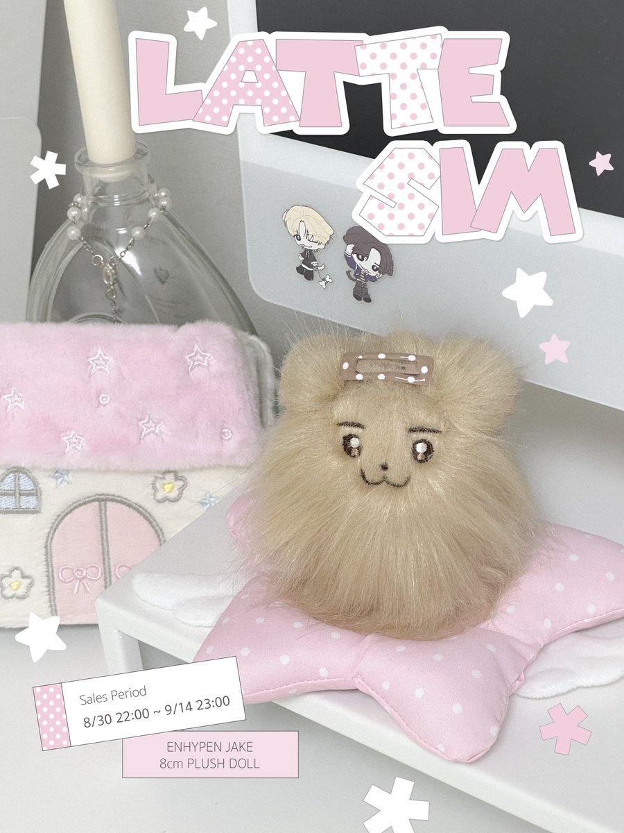 ˚•ᯓ☆.∘⊹
ENHYPEN JAKE 8cm doll

☕️ 제이크 인형 심라떼 ₊˚୨୧·₊ 
🥛 8/30 22:00 ~ 9/14 23:00
🔗 witchform.com/deposit_form.p…

🐶 G.O → DM

#RT 추첨 두 분께 라떼를 보내드립니다 ૮₍ ◕‿‿◕ ₎ა