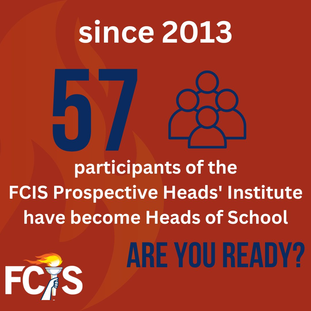 57 PHI alumni have gone on to become Heads of School. Florida’s independent schools need the next generation of leaders—are you ready?

📅 Registration open through Dec. 12
Learn more: ow.ly/Bn2v50WAfVx
#IndependentSchools #SchoolLeadership #LeadershipPipeline #FCIS