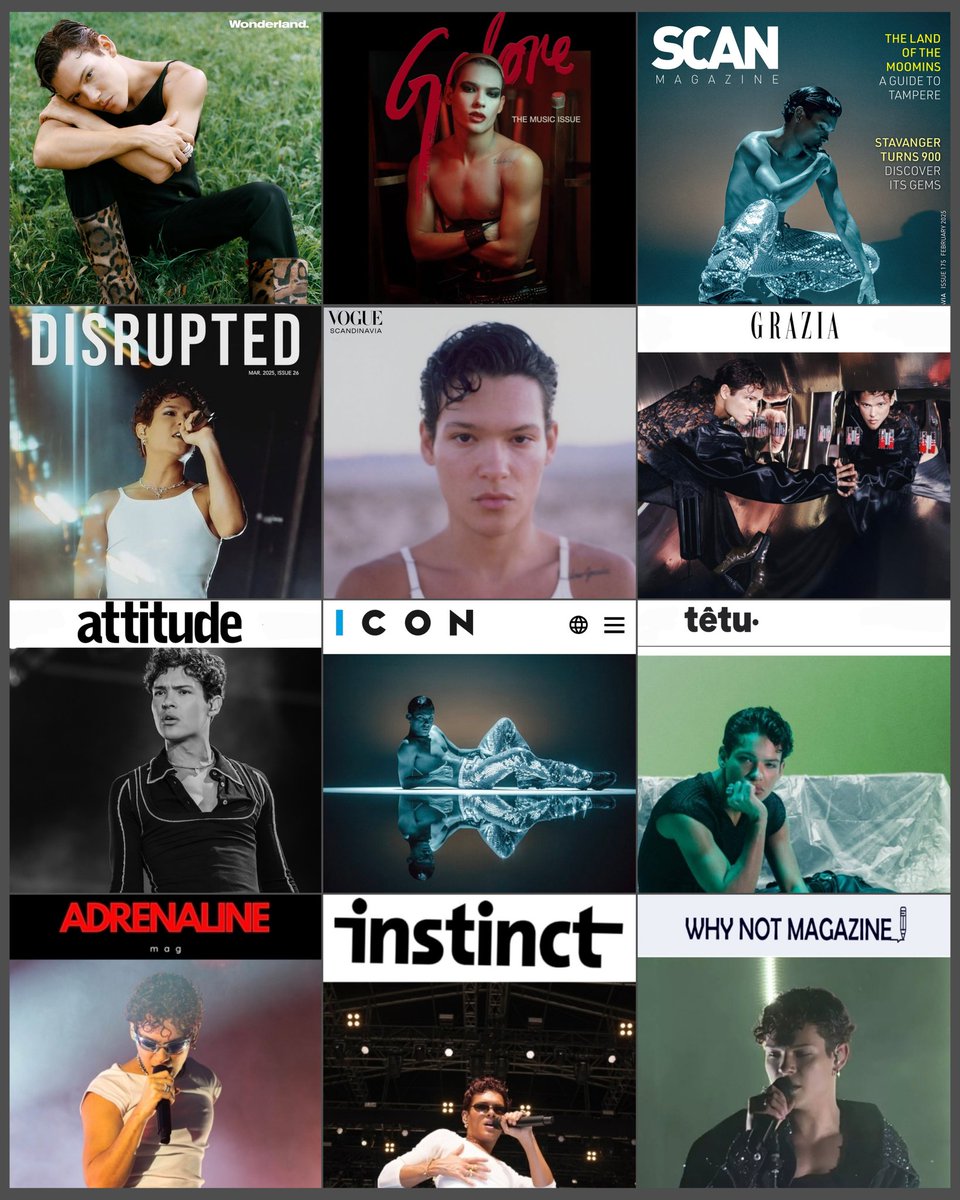 I love to see Omar's talent being acknowledged and prased in famous international magazines...and these are just a few since the beginning of the year✨️❤️