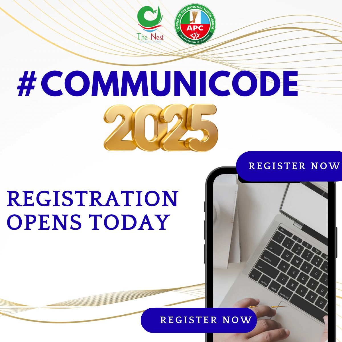 apcngyouthwing's tweet image. Registration is now open, secure your spot today. Why wait ? click register and make history with COMMUNICODE 2025.
Register here: zurl.co/b5b7v
#communicode2025 #apcyouth #youthhouse #digitalempowerment #GOVIRAL