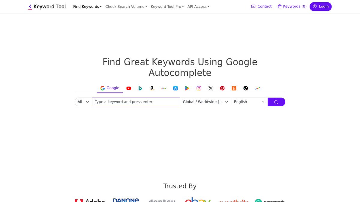 automate_tweak's tweet image. Struggling to find the right keywords for your content? 🧐 With #KeywordTool, you can effortlessly discover long-tail keywords that boost your SEO and attract the right audience! #SEOtips automateandtweak.com/tool/keyword-t…
