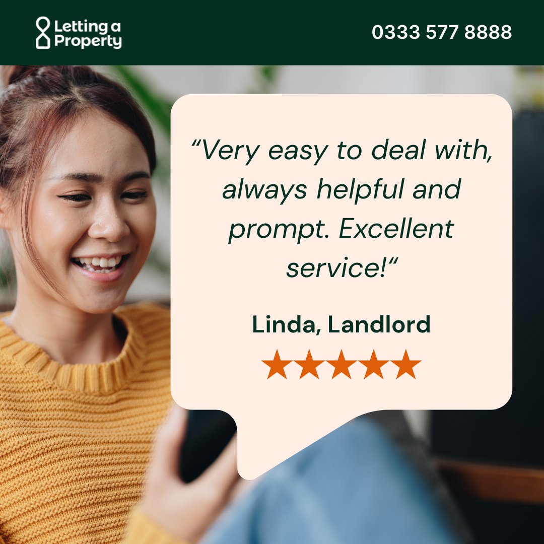 We’re proud to get 5⭐ from a landlord! Easy to deal with, always helpful, and prompt service. Making letting simple for all landlords.

#UKLandlords #LettingAgents #RentalReturns #LandlordLife #LandlordSolutions #LettingaProperty