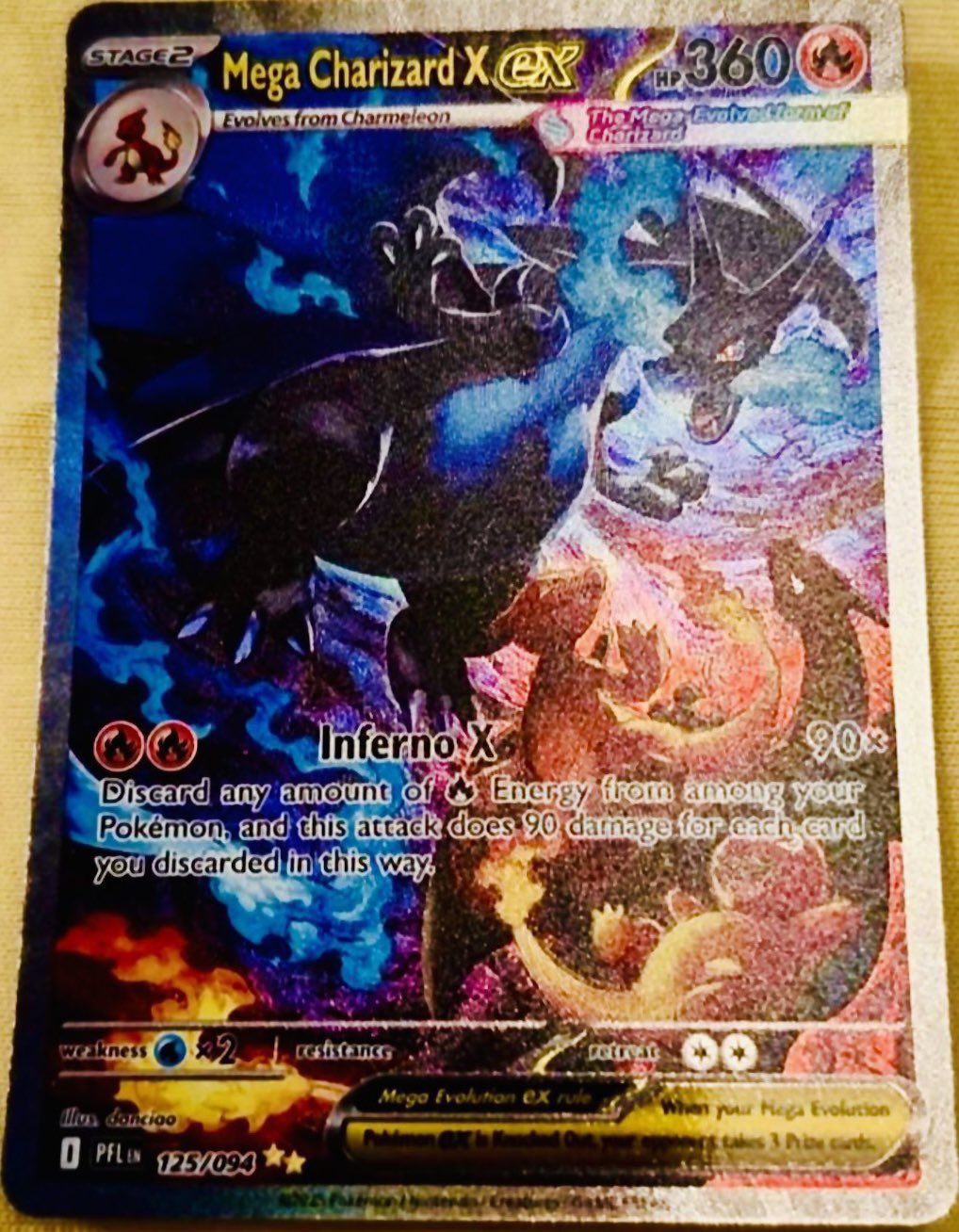 ポケモンカード インフェルノX メガリザードンX SAR ポケカ】メガリザードンXex SARの買取・相場価格と値段推移