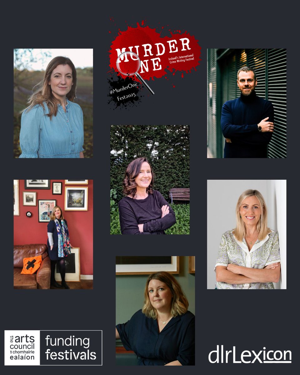 #MurderOneFest2025 is here!

Pop over to murderone.ie to find your favourite authors - tickets have gone LIVE and are selling fast

Running 17th-19th October

'Murder One brings you real live authors who write real books' - <a href="/samblakebooks/">Sam Blake</a> 

#realpeoplerealbooks
🧵(1/2)