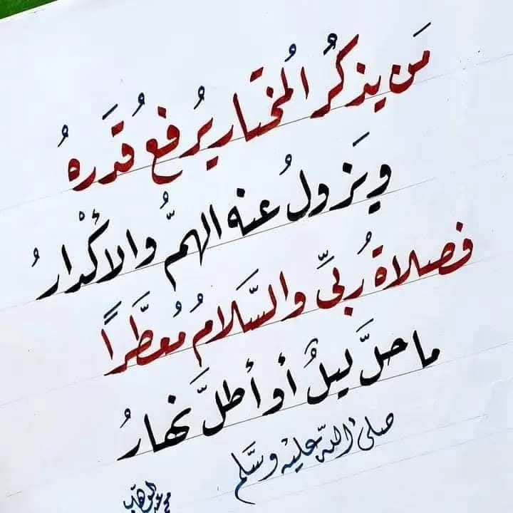 أنتَ الحَبيبُ وأنتَ قلبِي الخافِقُ
فيتور هَدْيِكَ كُلُّ شَمسٍ تُشْرِقُ

وكَذاالصَّلاةُ عَليكَ غَيثٌ مُغْدِقٌ
للمؤمِنينَ هوَ الدُّواءُ الرَّائِقُ 

يارحمةً للعالَمينَ بِسُنَّةٍ
في كُلِّ رُوحٍ بالمحبَّةِتُورِقُ

صَلَّى عَليكَ اللَّهُ ياخَيرَالورَى
وترَنَّمَتْ لكَ بالصَّلاةِخَلائِقُ