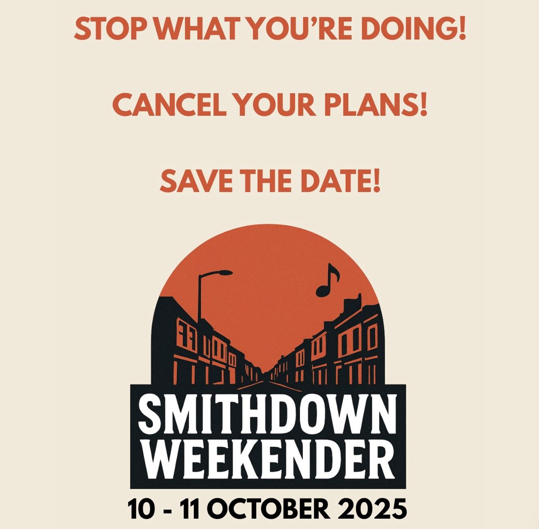 Smithdown Weekender is back this October for two brilliant days of FREE live music, DJs and more around the best street in the city #smithdownroad #liverpoolmusic #craftbeer <a href="/SmithdownFest/">SmithdownFestival</a>