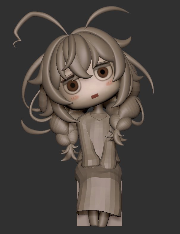 かわいいモニカちゃん作った！

#サイレントウィッチ