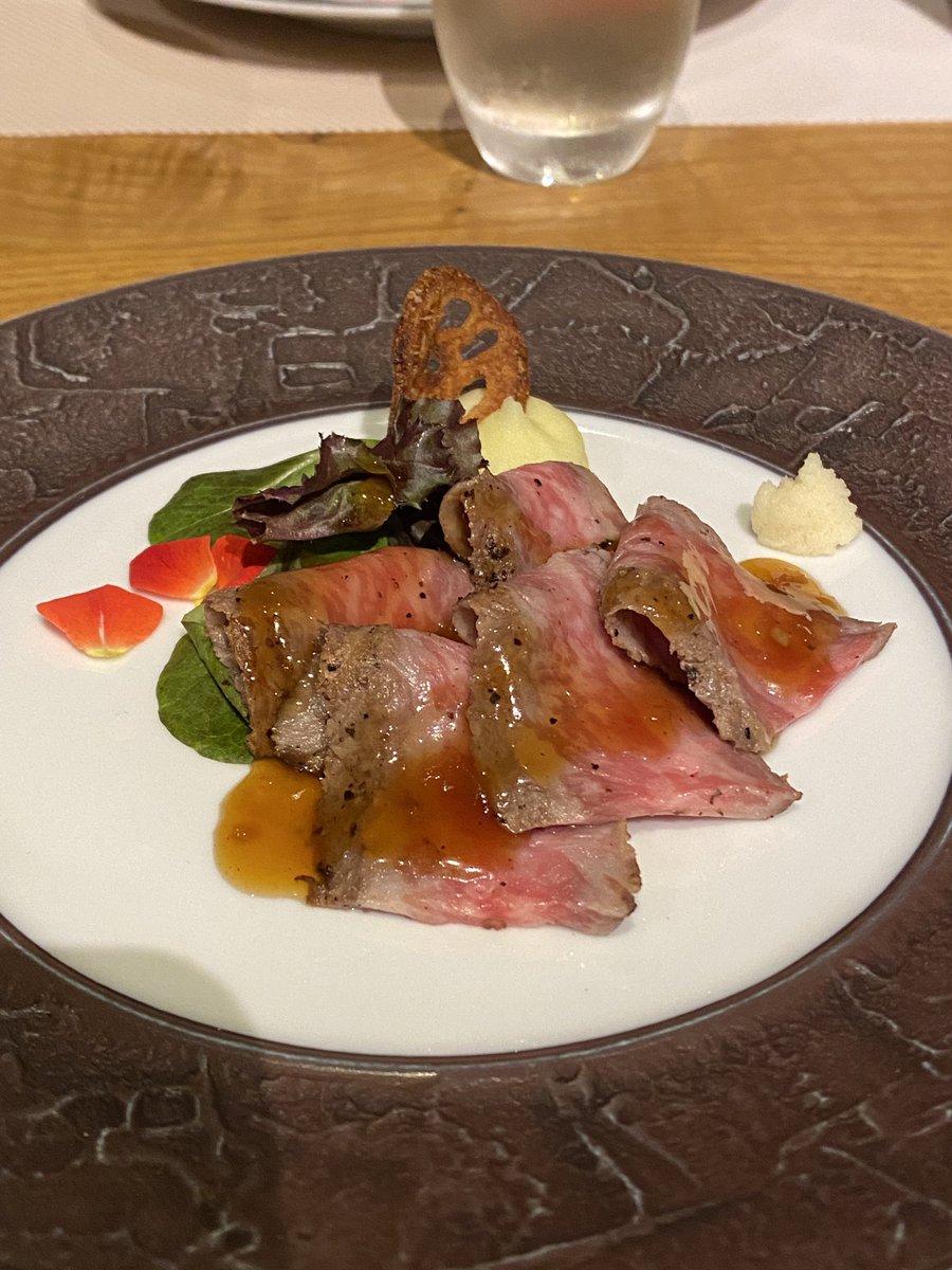 本日のホテルご飯です！
最高でした！