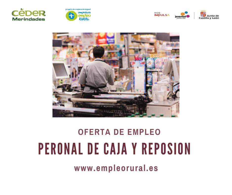 #empleo #Merindades
Seleccionamos AZAFATA/O y/o PERSONAL DE CAJA Y REPOSICION para supermercado en Medina de Pomar.
👉Consulta toda la información en empleorural.es/oferta/59822
Recuerda actualizar tu CV para valorar tu candidatura.
<a href="/empresasempleo/">+Empresas +Empleo +Rural</a>