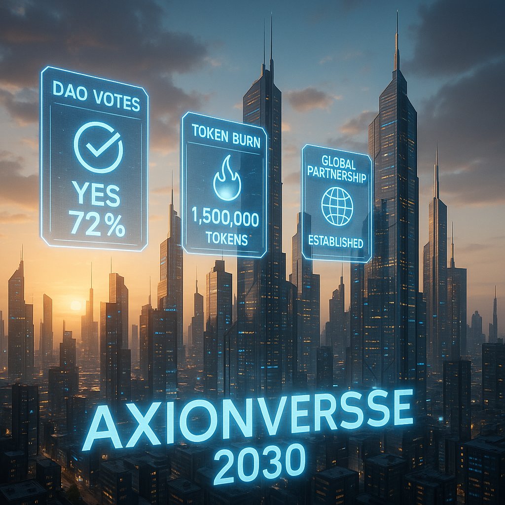 MintedWrites's tweet photo. @Axionverse_AXSC  isn’t just about today. It’s about building tomorrow. 🌍

🚀 DAO governance coming
🔥 Token buybacks &amp; burns
🤝 Global partnerships ahead

NFTs that evolve with time → a future-proof ecosystem.

#AxionVerse #FutureOfNFTs #DeFi #RWA https://t.co/TXexuRvZWm