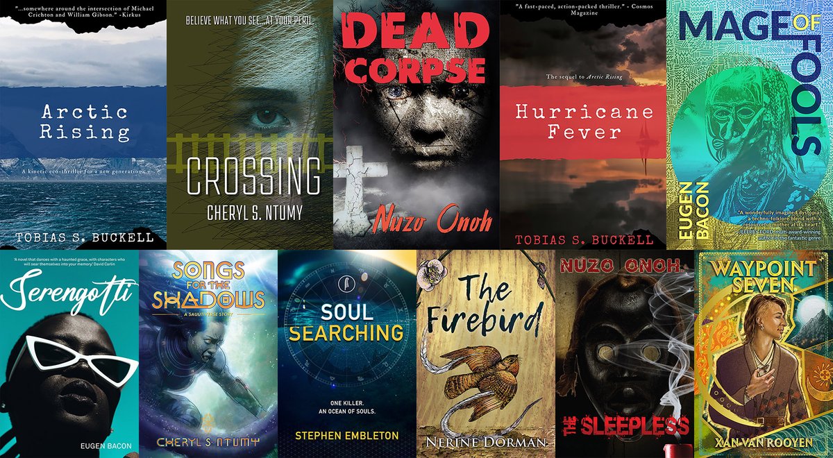 EugenBacon's tweet image. One week to go. Last Hurrah! 11 whole books for 25 bucks. Or just 3 for $5. 
storybundle.com/scifi
