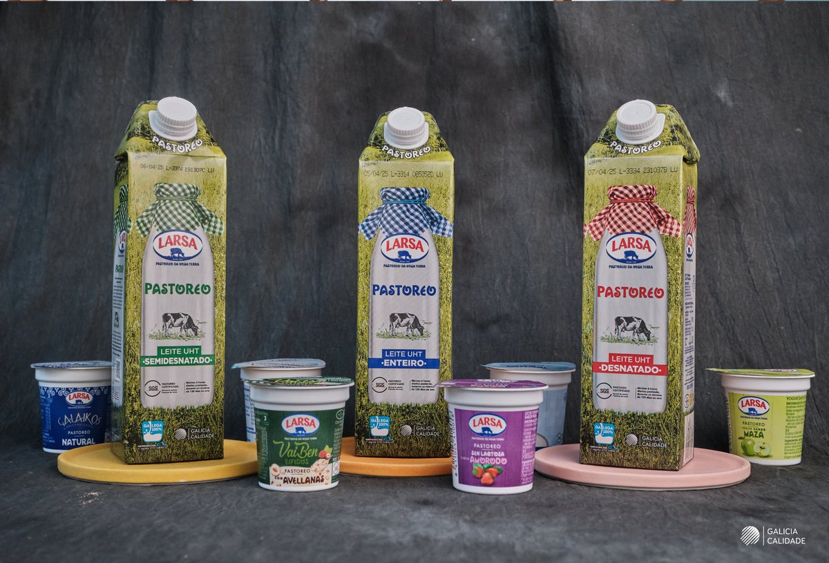 🥛 Since 1947, Larsa has been part of Galicia’s story, offering healthy, natural dairy with the true taste of the region.

💙 With the #GaliciaCalidade seal, it's a symbol of trust and local commitment.

<a href="/Turgalicia/">Turismo de Galicia</a> #ConSeloGaliciaCalidade