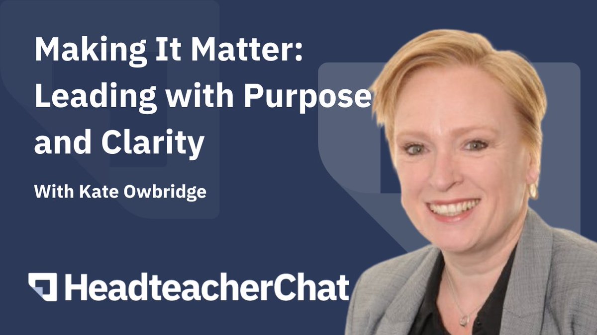 3/
Day Two: Making Leadership Matter
@KateOwbridge: “If what you do every day doesn’t matter to you, you may be in the wrong school – not the wrong profession.”
Her wisdom: lead with purpose, consistency &amp; communication.