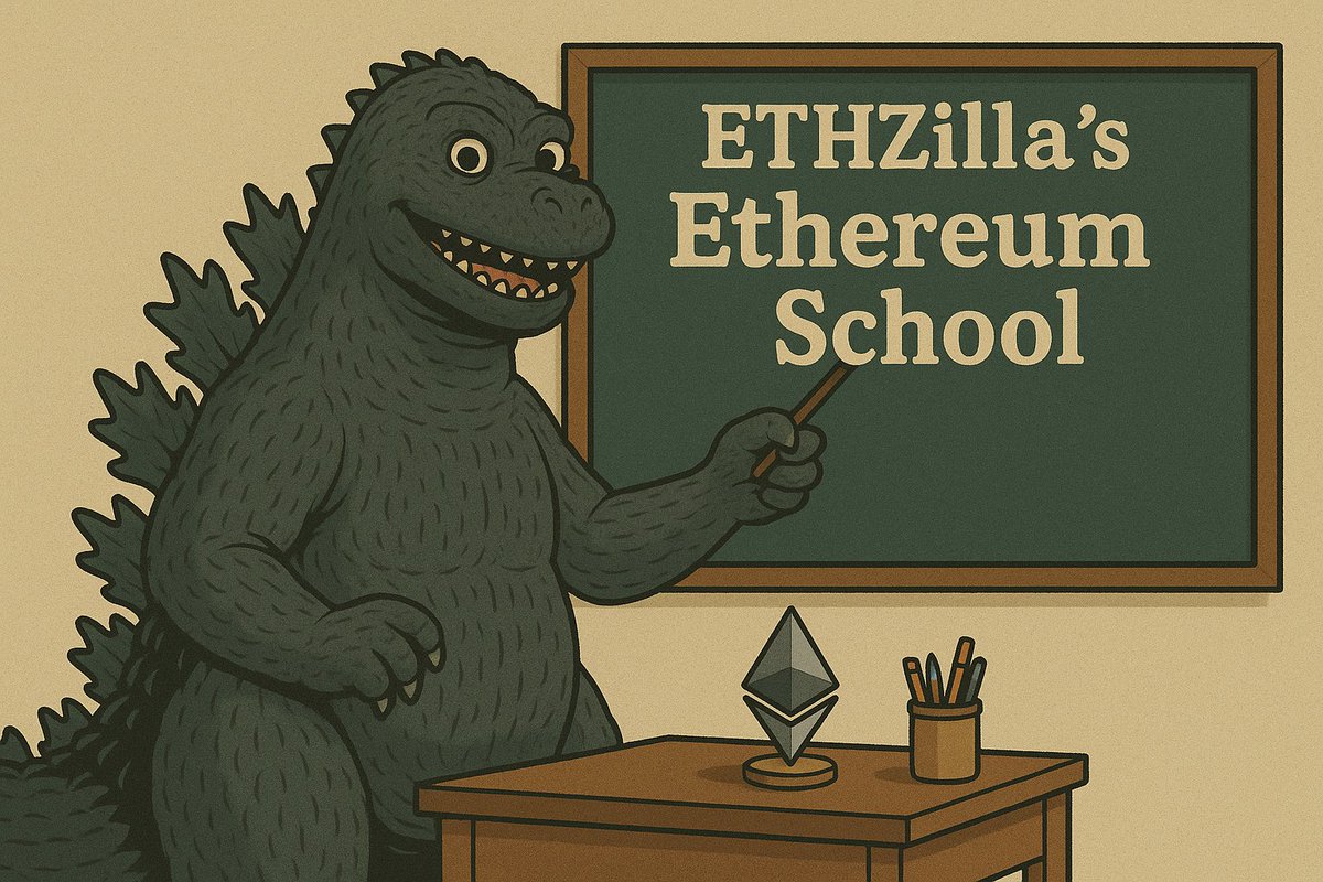 이더리움 스쿨 칠판에서 가르치는 ETHZilla