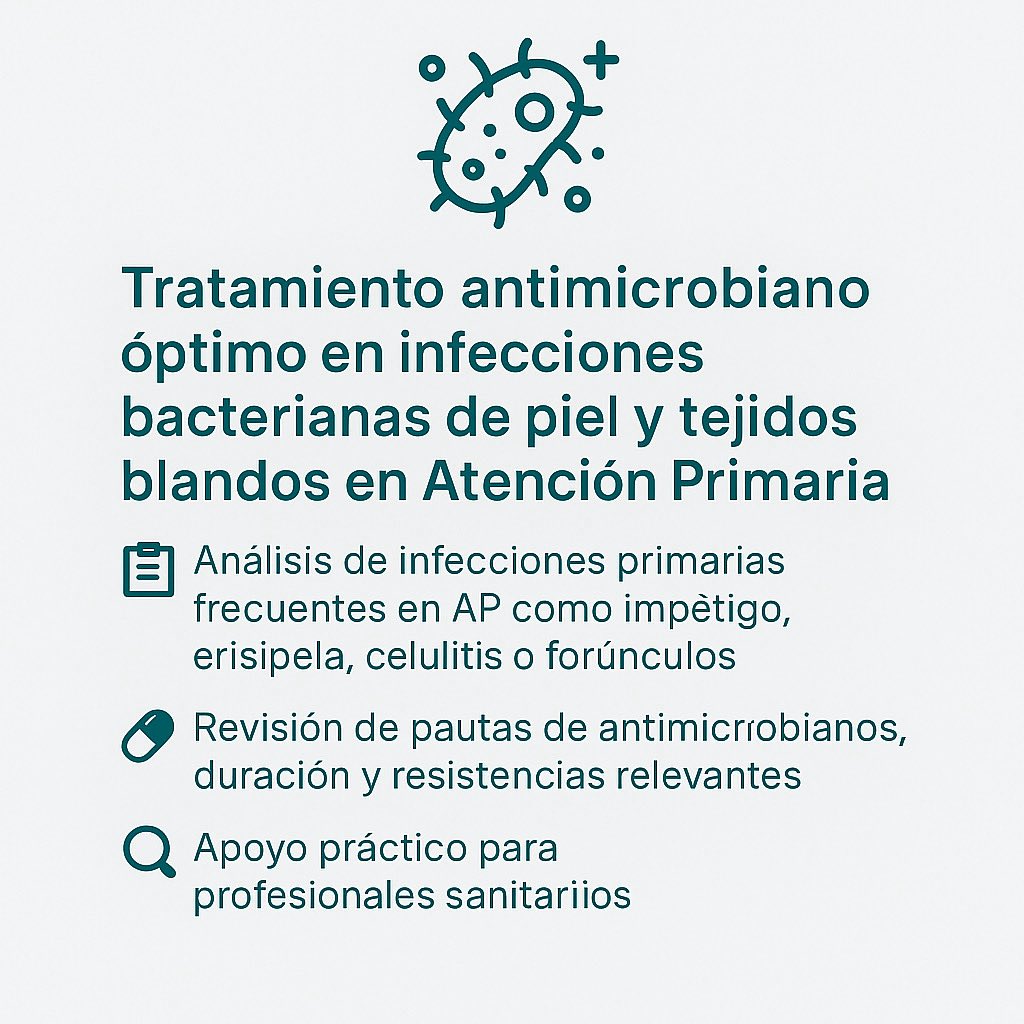 🦠 La Hoja de Evaluación de Medicamentos de Castilla-La Mancha analiza Tratamiento antimicrobiano óptimo en infecciones bacterianas de piel y tejidos blandos en Atención Primaria

📄 Documento completo aquí: sanidad.castillalamancha.es/sites/sescam.c…

#SESCAM #SEFAP #FAP #AP #Farmacia