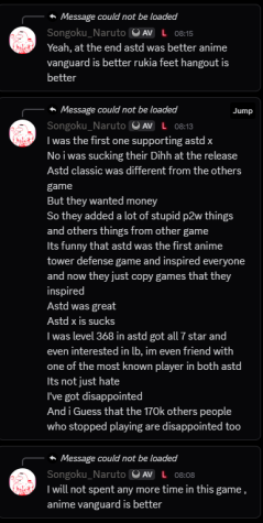 RaphalPhommach's tweet image. i was complaining about things on astd x that im not the only one who does and they muted me, astd has become sucks... 

#ROBLOX #astdX
