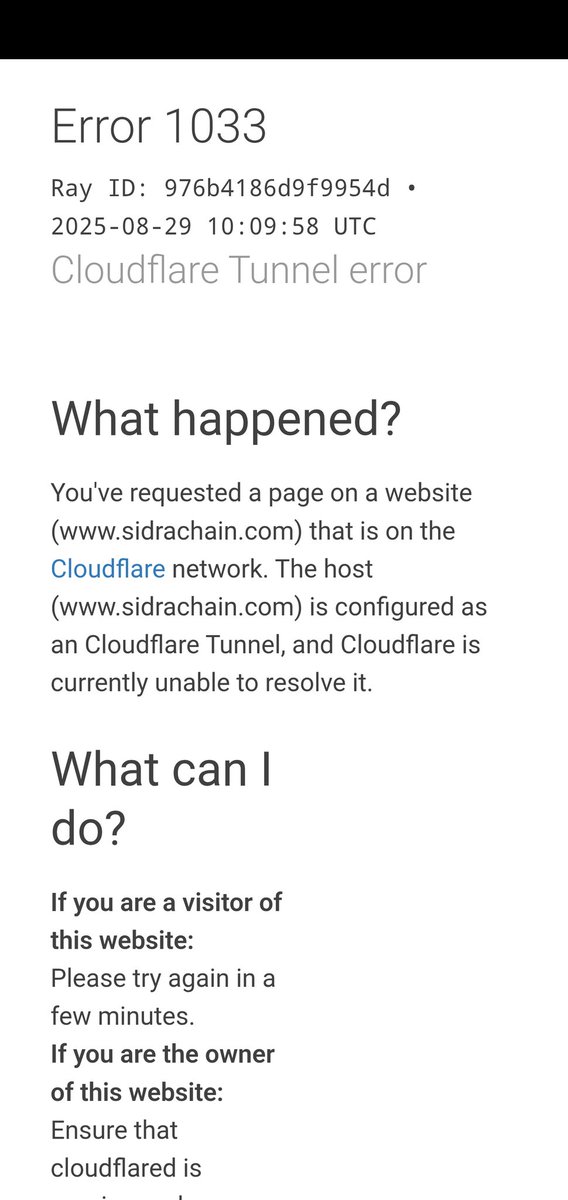 globaldbnetwork's tweet image. Dear @sidrachain Community,
Our websites are currently down for scheduled maintenance. We’re working hard behind the scenes and expect everything to be back online soon.

🙏 Thank you for your patience and continued support!

#SidraChain #Blockc