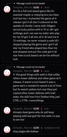 RaphalPhommach's tweet image. i was complaining about things on astd x that im not the only one who does and they muted me, astd has become sucks... 

#ROBLOX #astdX