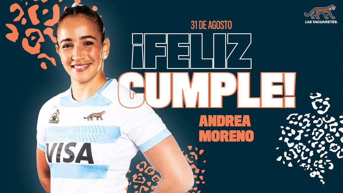 ¡Domingo de festejo! ¡Le deseamos el mejor de los días a Andrea Moreno! 🥳

#SomosLasYaguaretés