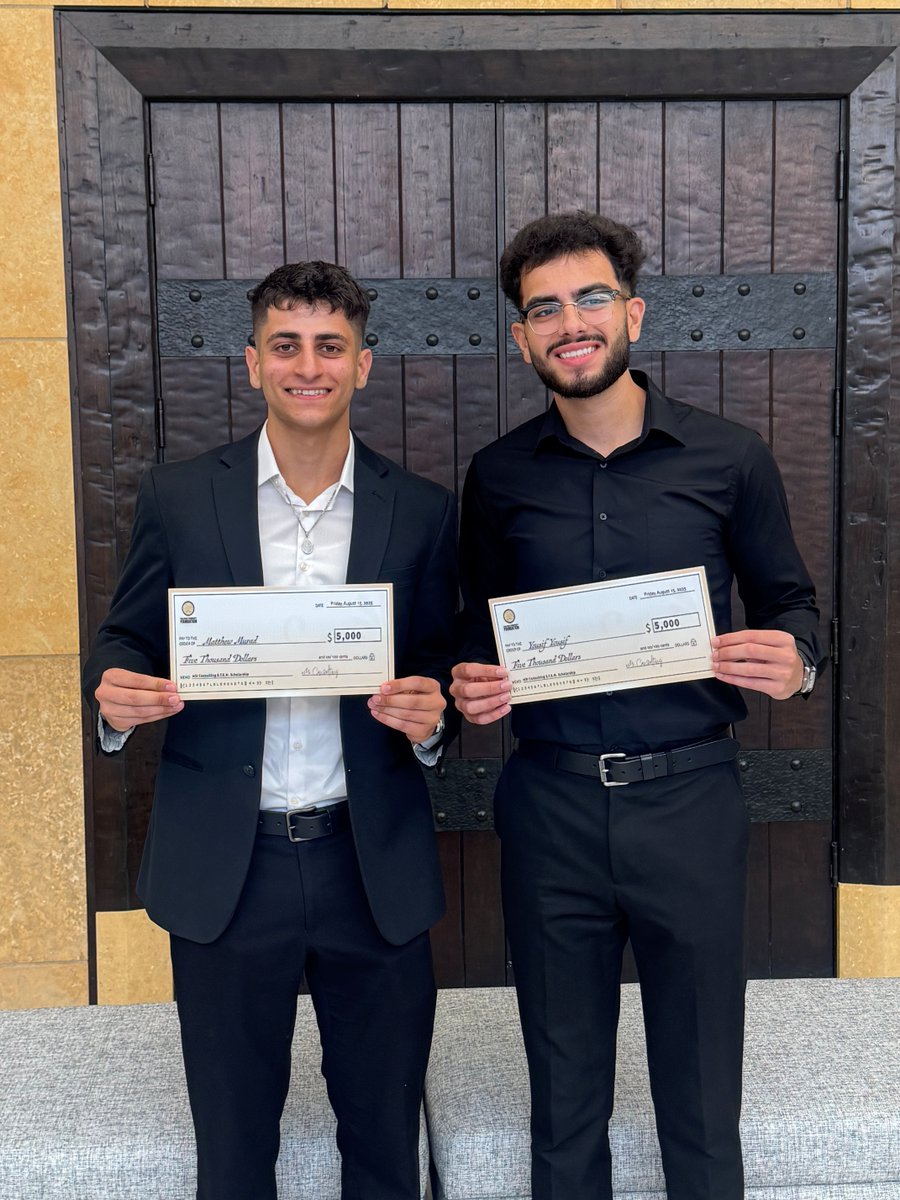 Entering the work world with a mountain of student debt is a hard way to start your career. 

That’s why we’re always eager to help fund passionate and driven students as they pursue higher education. 

Last Friday, Lora Yousif and Jeanine Bashi represented our team at the