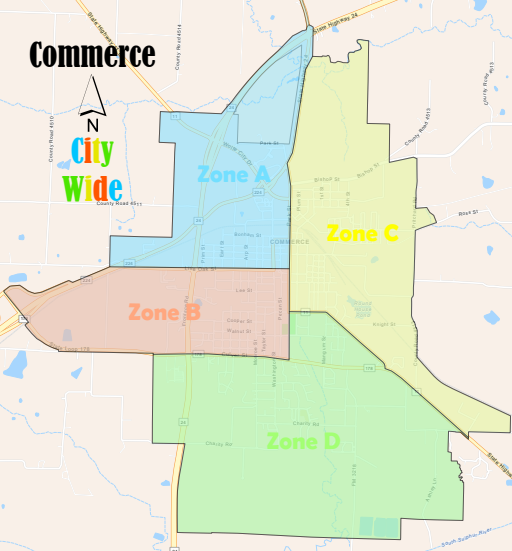 𝐒𝐞𝐜𝐭𝐢𝐨𝐧 𝐁 𝐑𝐞𝐬𝐢𝐝𝐞𝐧𝐭𝐬 📷
You may begin placing items curbside this weekend. All items must be curbside Wednesday, September 24 by 7:00am.
Let's work together to keep Commerce Clean. 📷
