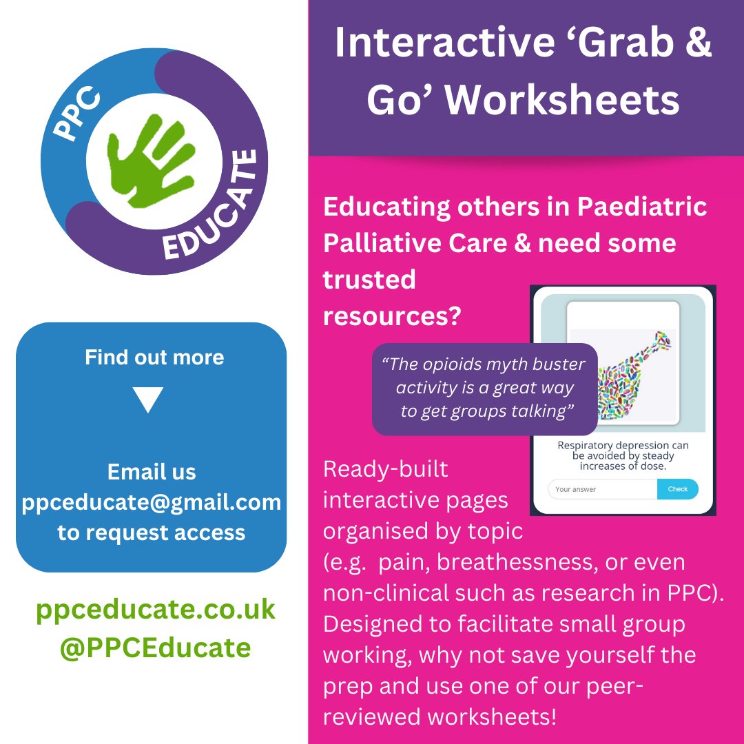 Let's stop re-inventing the wheel... or in this case, reduce your educator workload. Why not try a pull-off-the-shelf #ppceducate interactive worksheet to facilitate your next PPC teaching session? Find out more ppceducate.co.uk