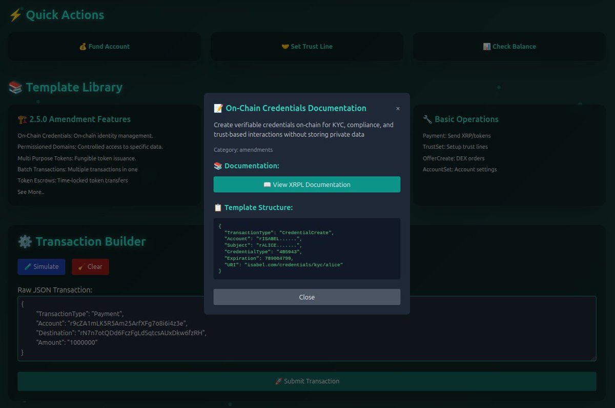 XLS-0070-Credentials is the only amendment currently in majority.

github.com/XRPLF/XRPL-Sta…

With 5 days on the clock the race is on to complete the devnet tool, that takes you through the credential creation process step by step. 🏗️🚧

#XRPL #XRPLedger