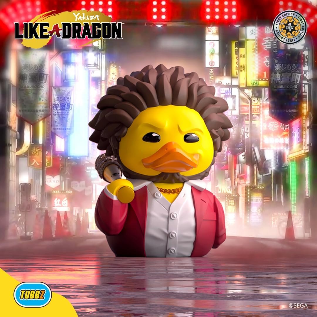 Yakuza Like A Dragon - Ichiban Kasuga Duck Figure Tubbz First Edition up for preorder on Amazon ($24.99) amzn.to/45FcbKJ #ad 

BBTS $26.49 buff.ly/MD6K7yC