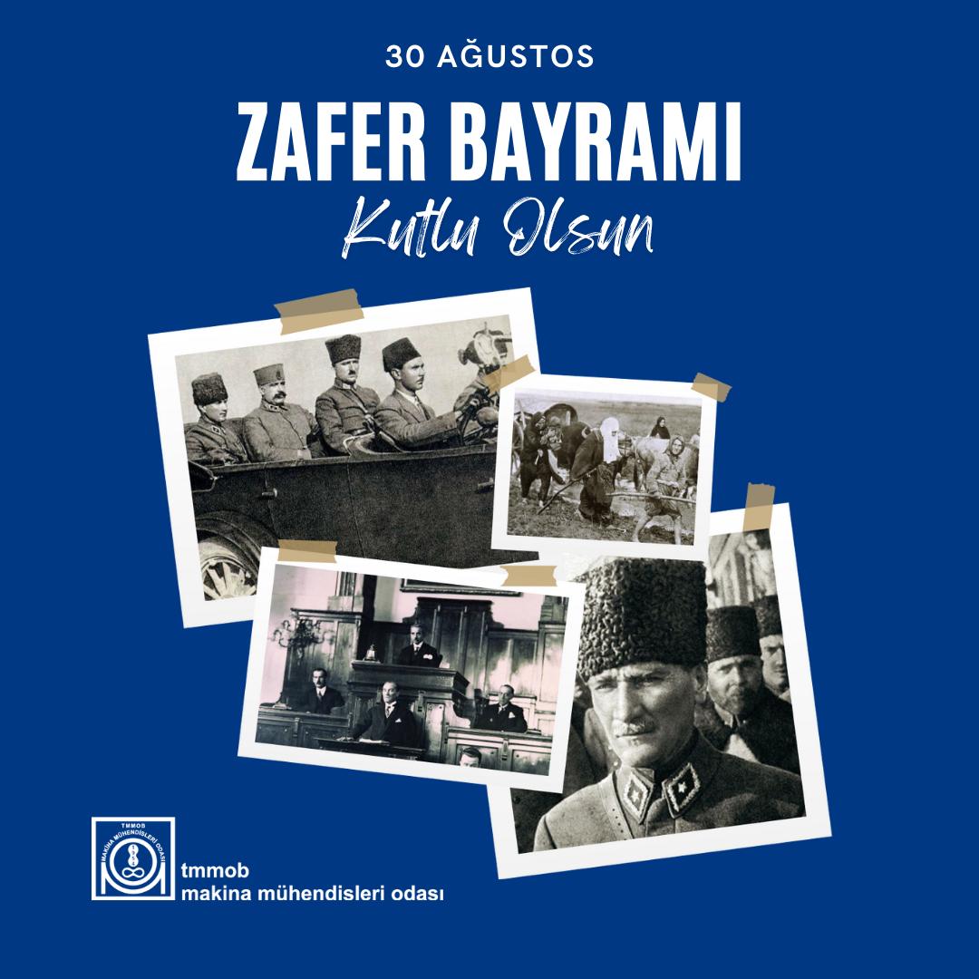 30 Ağustos Zafer Bayramı’nın 103. yıl dönümünü kutlu olsun.
Mustafa Kemal Atatürk ve silah arkadaşlarını saygı, sevgi ve özlemle anıyoruz.

#30AğustosZaferBayramı