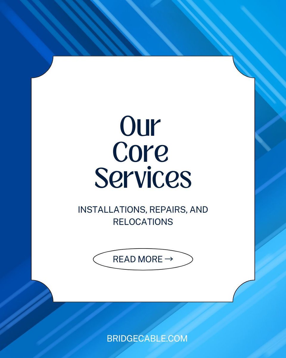 bridgecable's tweet image. From network cabling to fiber optic installation, our team ensures each service is backed by experience, precision, and dedication. ⚙️👏
#NetworkCablingPhilly #AccessControlSystems #VideoSurveillanceSolutions #BurglarAlarms
#FiberOpticInstallation
bridgecable.com/services/